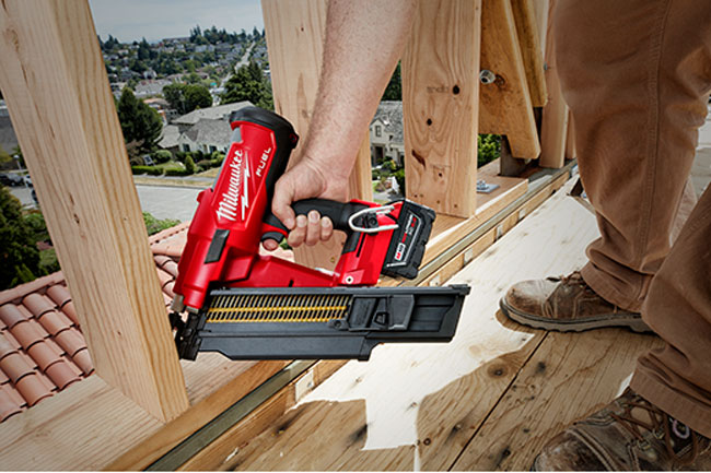 Milwaukee M18 FUEL 21 Degree Framing Nailer from Columbia Safety