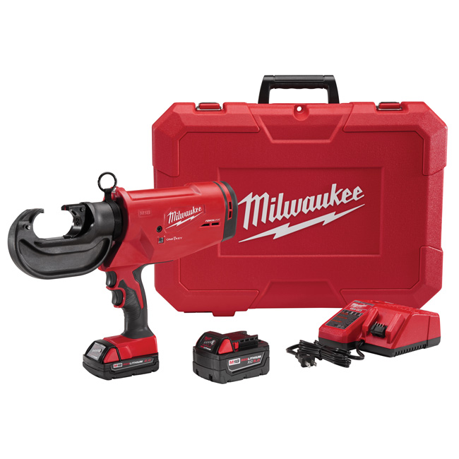 Milwaukee M18 FORCE LOGIC 750 MCM Crimper Kit from Columbia Safety