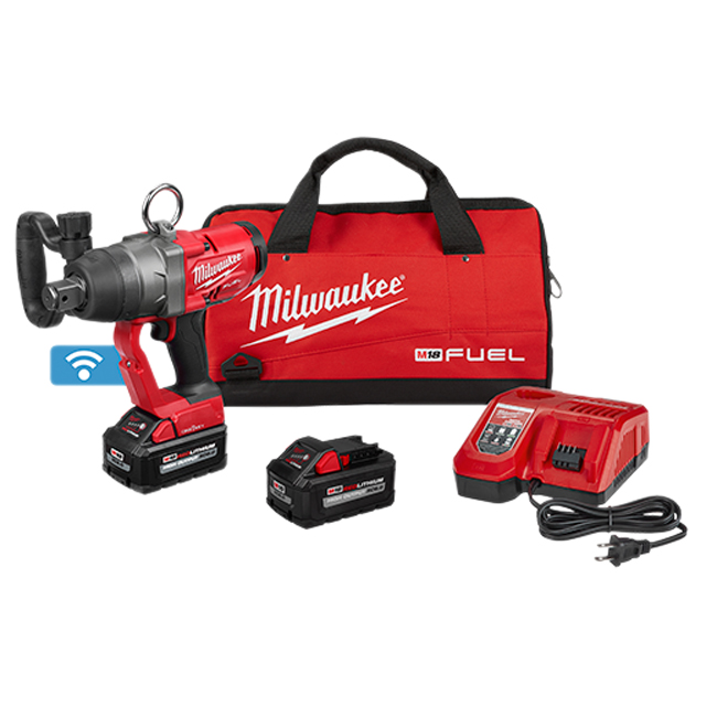 Milwaukee M18 FUEL 1 Inch High Torque Impact Wrench Kit from Columbia Safety