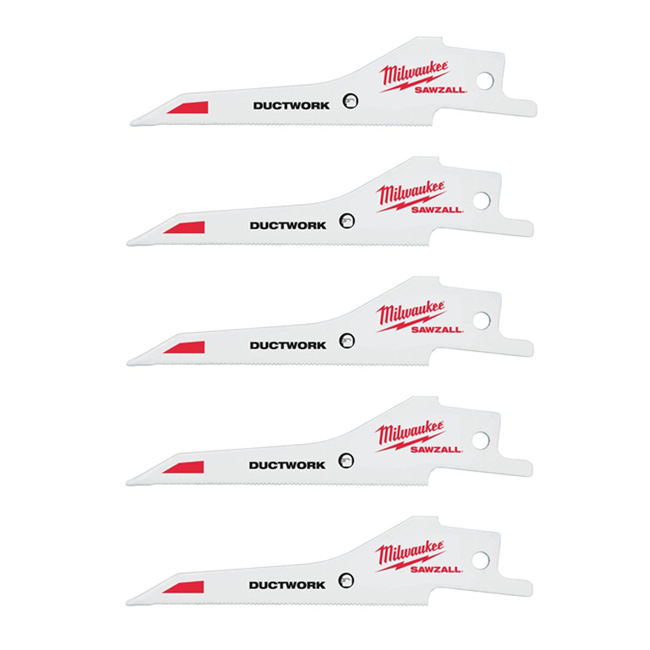 Milwaukee Ductwork SAWZALL Blade (5 Pack) from Columbia Safety
