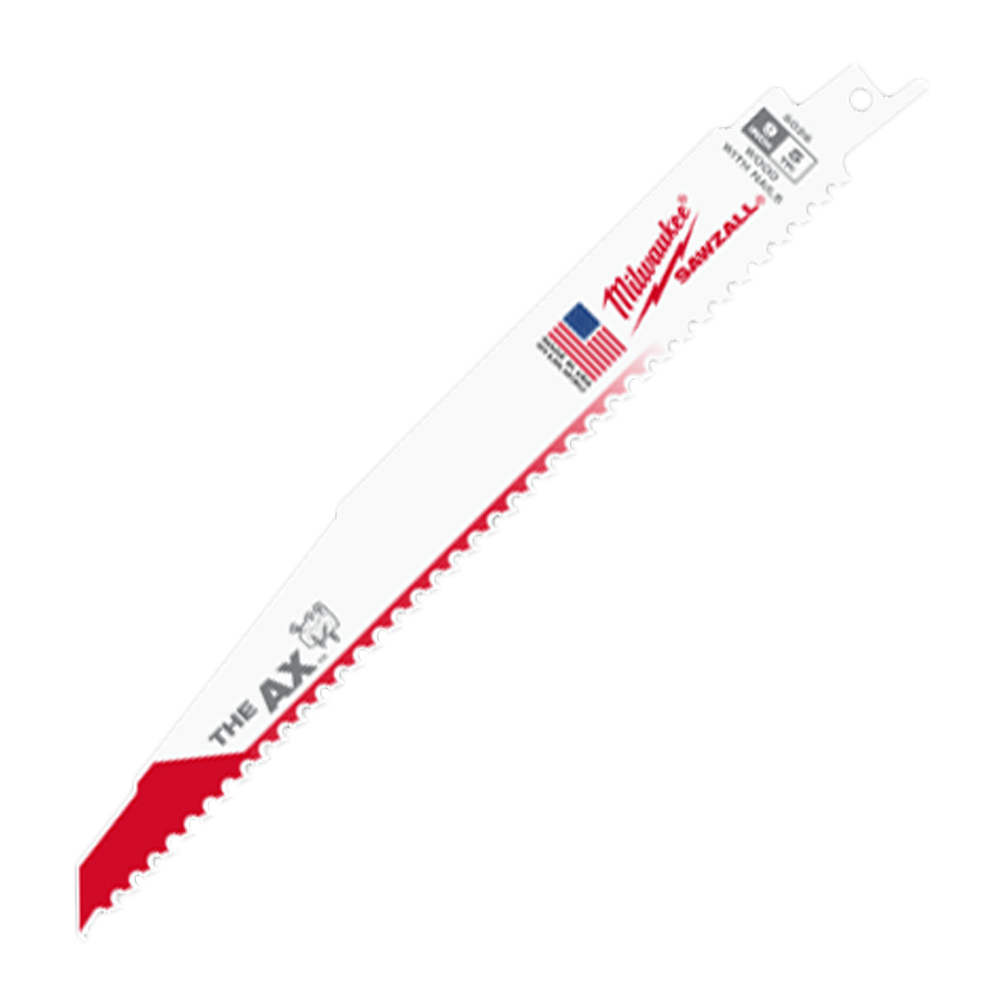 Milwaukee 5 TPI Wood with Nails AX SAWZALL Blade from Columbia Safety