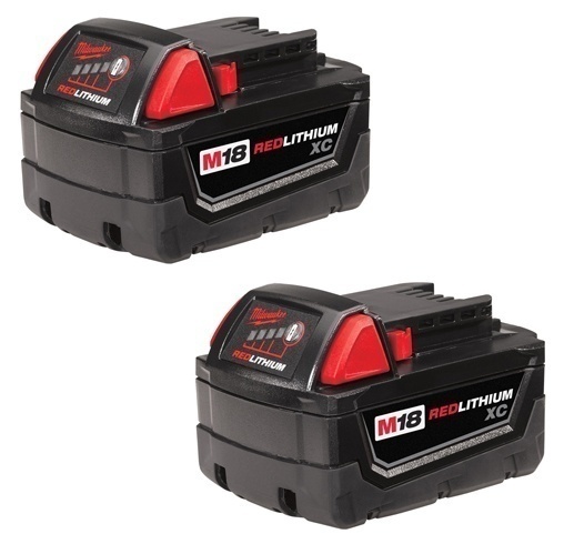 Milwaukee M18 REDLITHIUM XC Extended Capacity Battery (2 Pack) from Columbia Safety