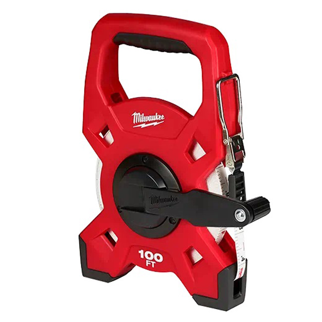 Milwaukee 100 Foot Steel Open Reel Long Tape from Columbia Safety