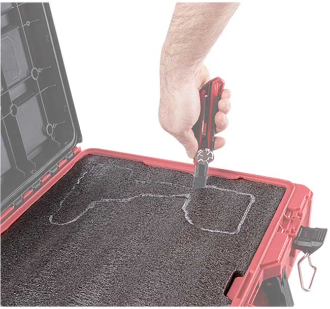 Milwaukee PACKOUT Tool Case with Foam Insert from Columbia Safety