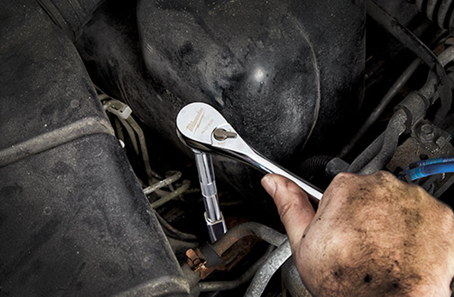 Milwaukee Ratchet and Socket Set with PACKOUT from Columbia Safety