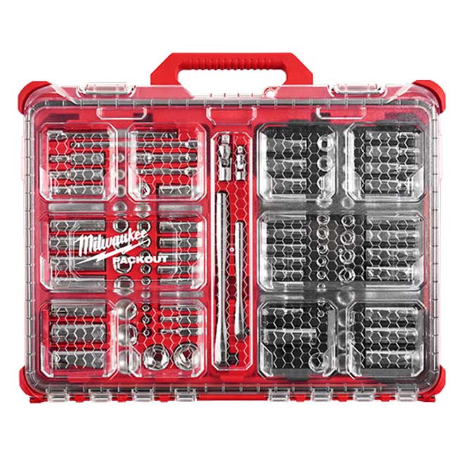 Milwaukee Ratchet and Socket Set with PACKOUT from Columbia Safety