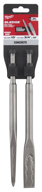 Milwaukee SDS-PLUS SLEDGE Bull Point and Flat Chisel from Columbia Safety