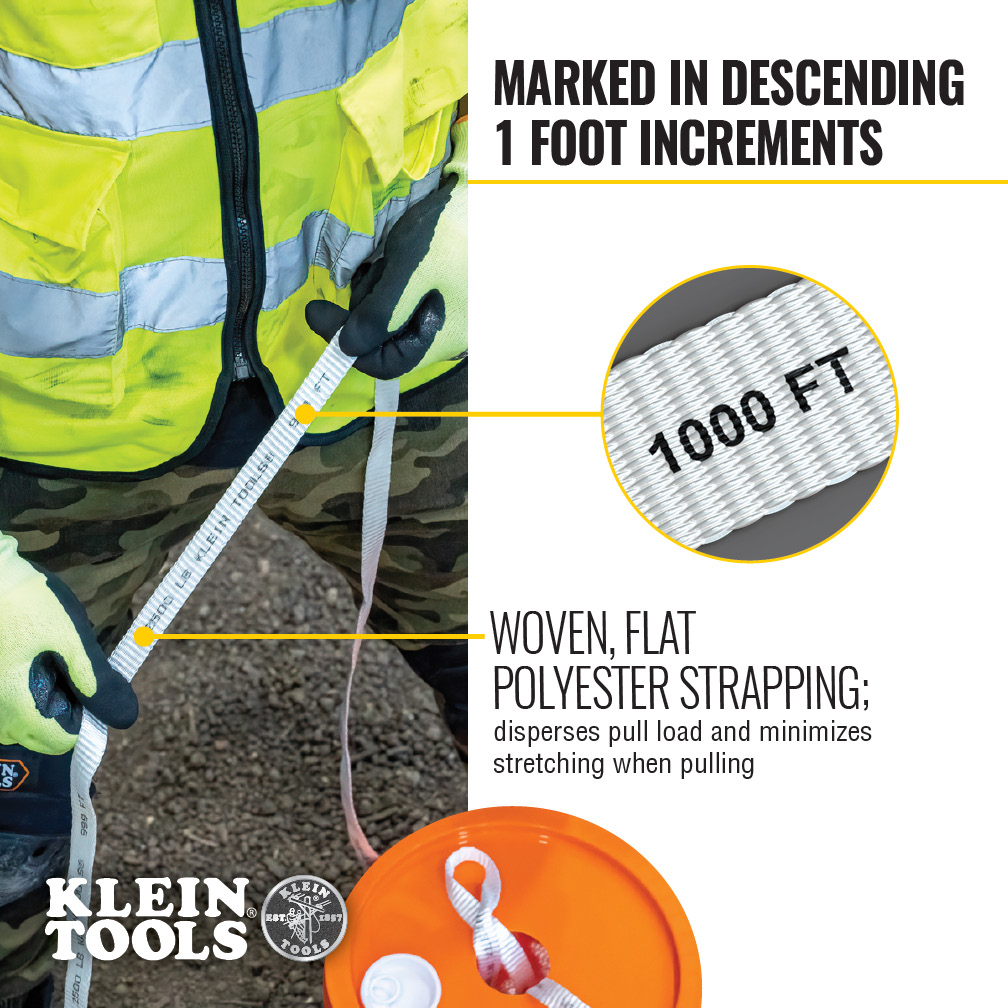 Klein Tools Conduit Measuring Pull Tape from Columbia Safety
