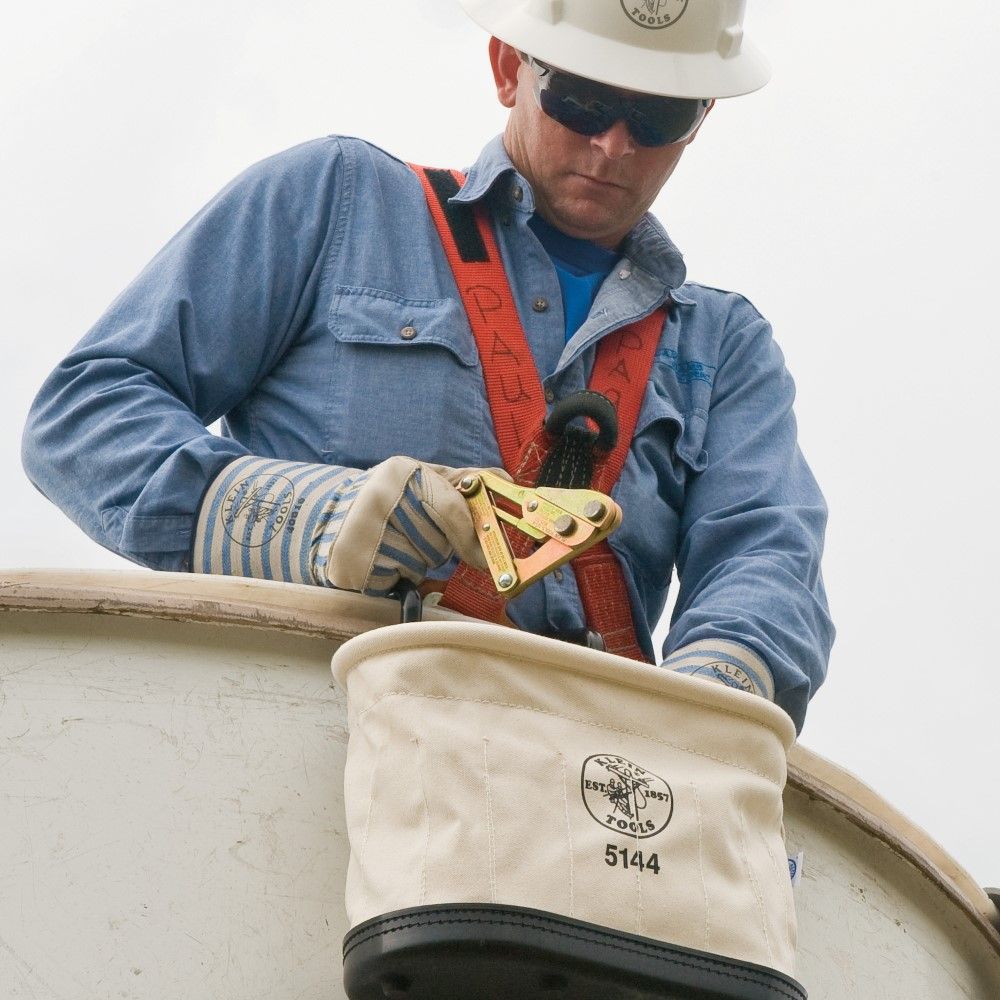 Klein Tools 5144 Aerial Basket Oval Bucket with 15 Interior Pockets from Columbia Safety