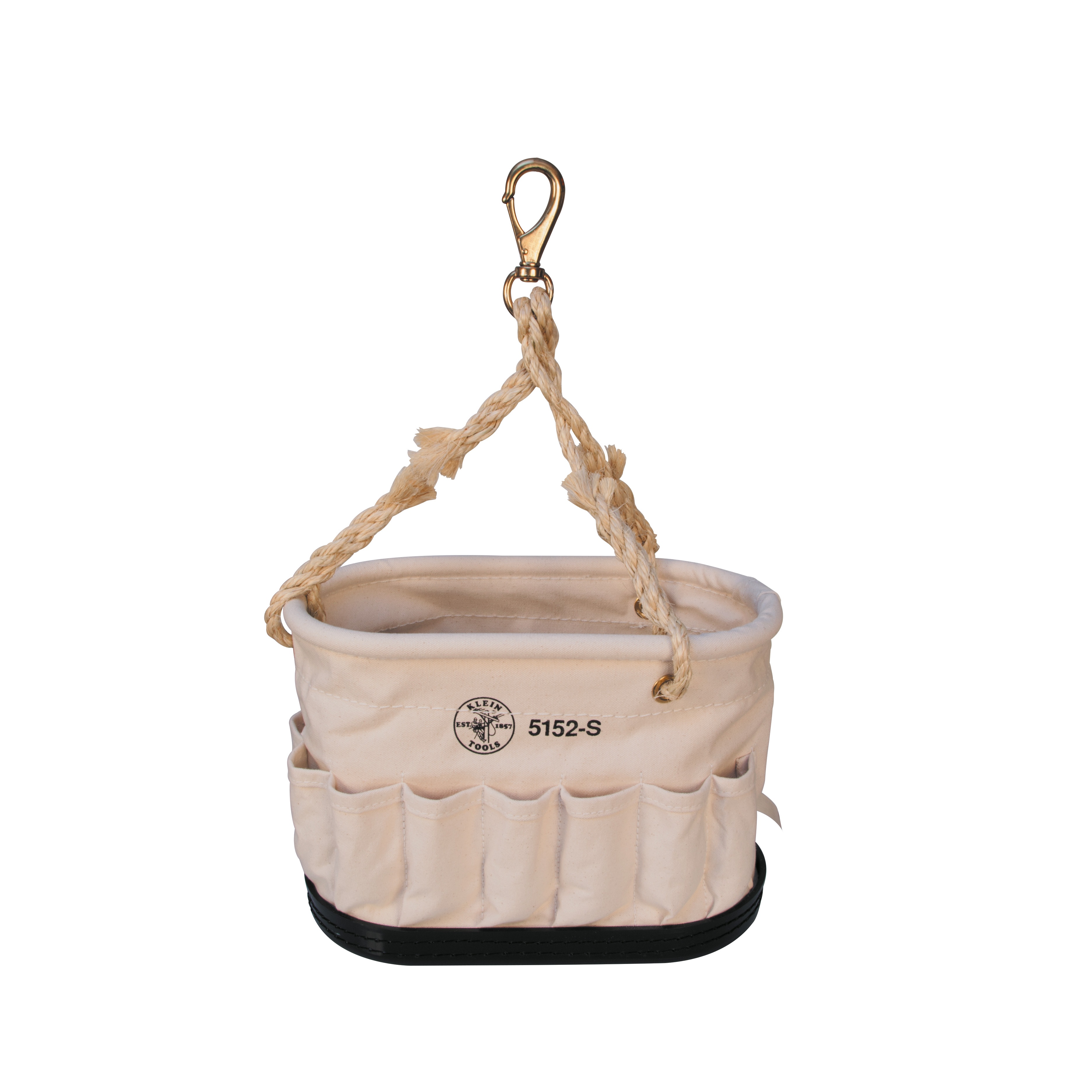 Klein Tools 5152S Oval Canvas Bucket with 41 Pockets from Columbia Safety