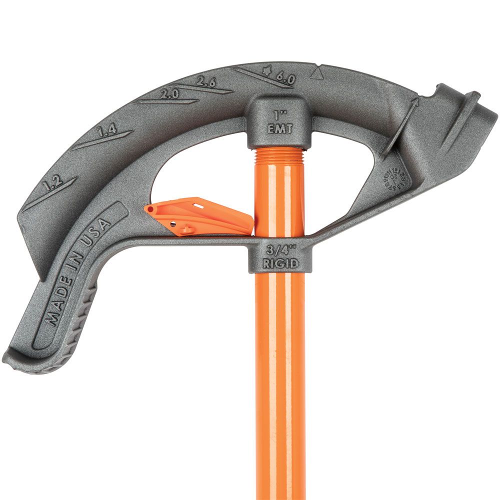 Klein Tools 61505 Iron Conduit Bender Full Assembly 1 Inch EMT with Angle Setter from Columbia Safety