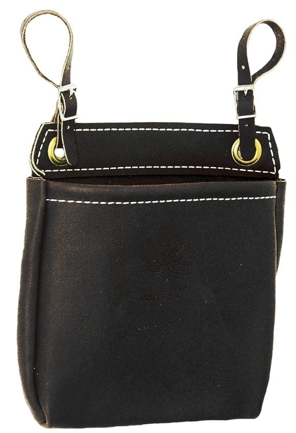 Buckingham Leather Nut and Bolt Bag - Black from Columbia Safety