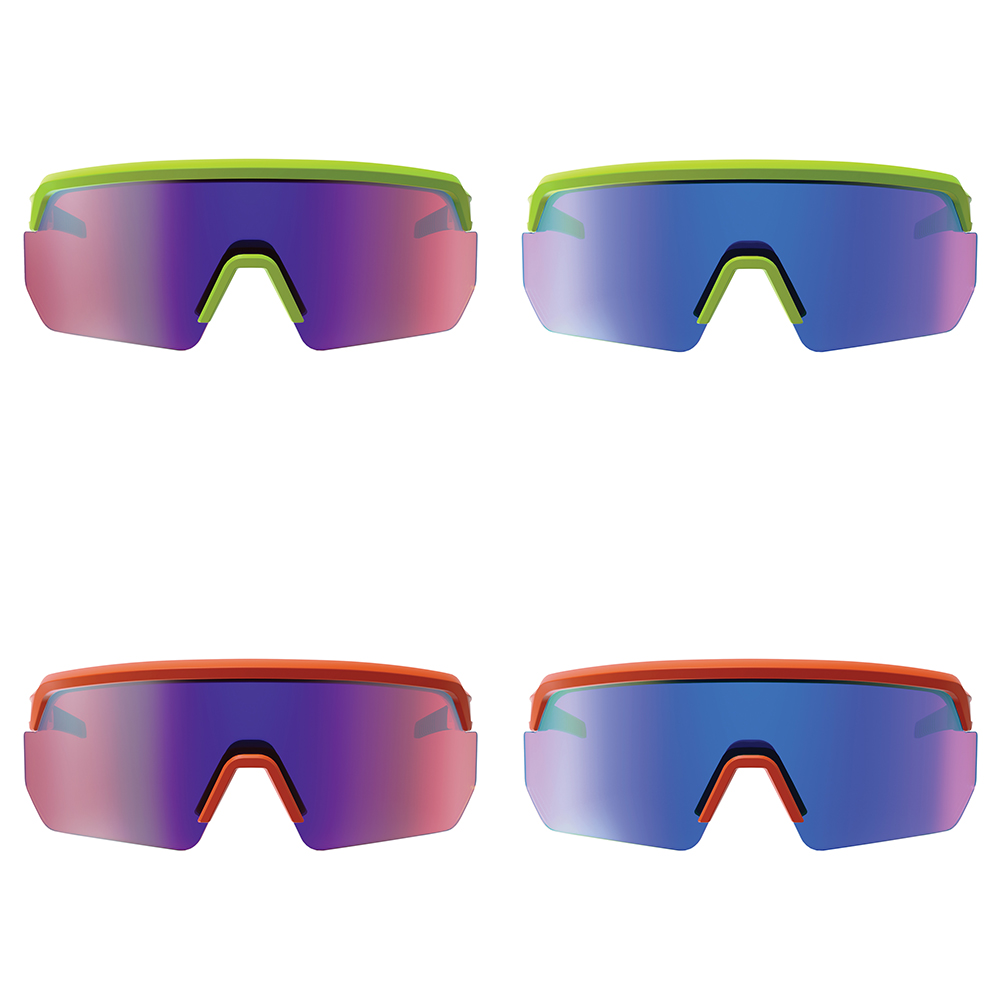 Ergodyne Skullerz AEGIR Anti-Scratch and Enhanced Anti-Fog Sun Safety Glasses with Mirror Lenses from Columbia Safety