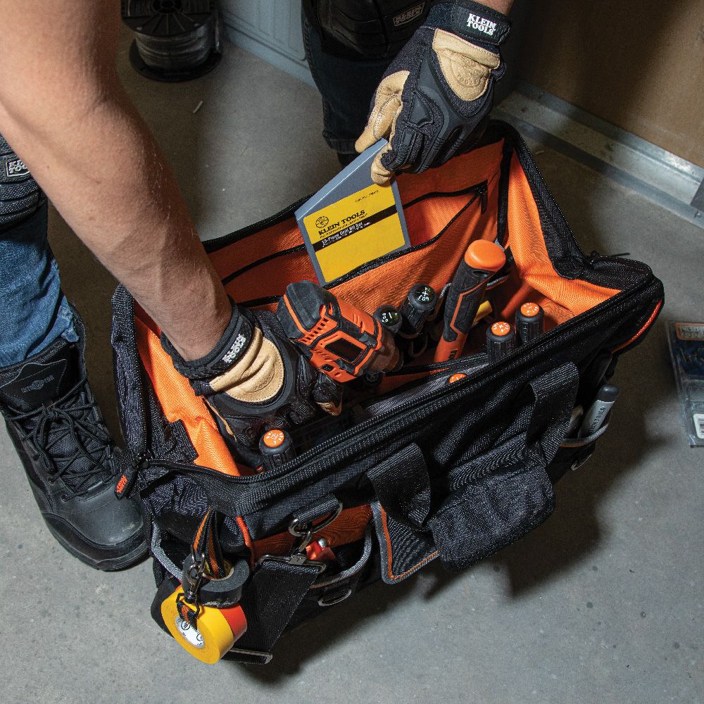 Klein Tools Tradesman Pro Wide-Open Tool Bag from Columbia Safety