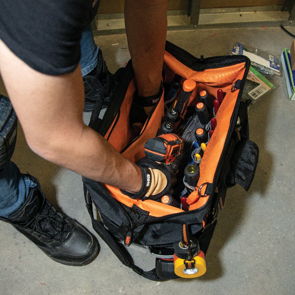 Klein Tools Tradesman Pro Wide-Open Tool Bag from Columbia Safety