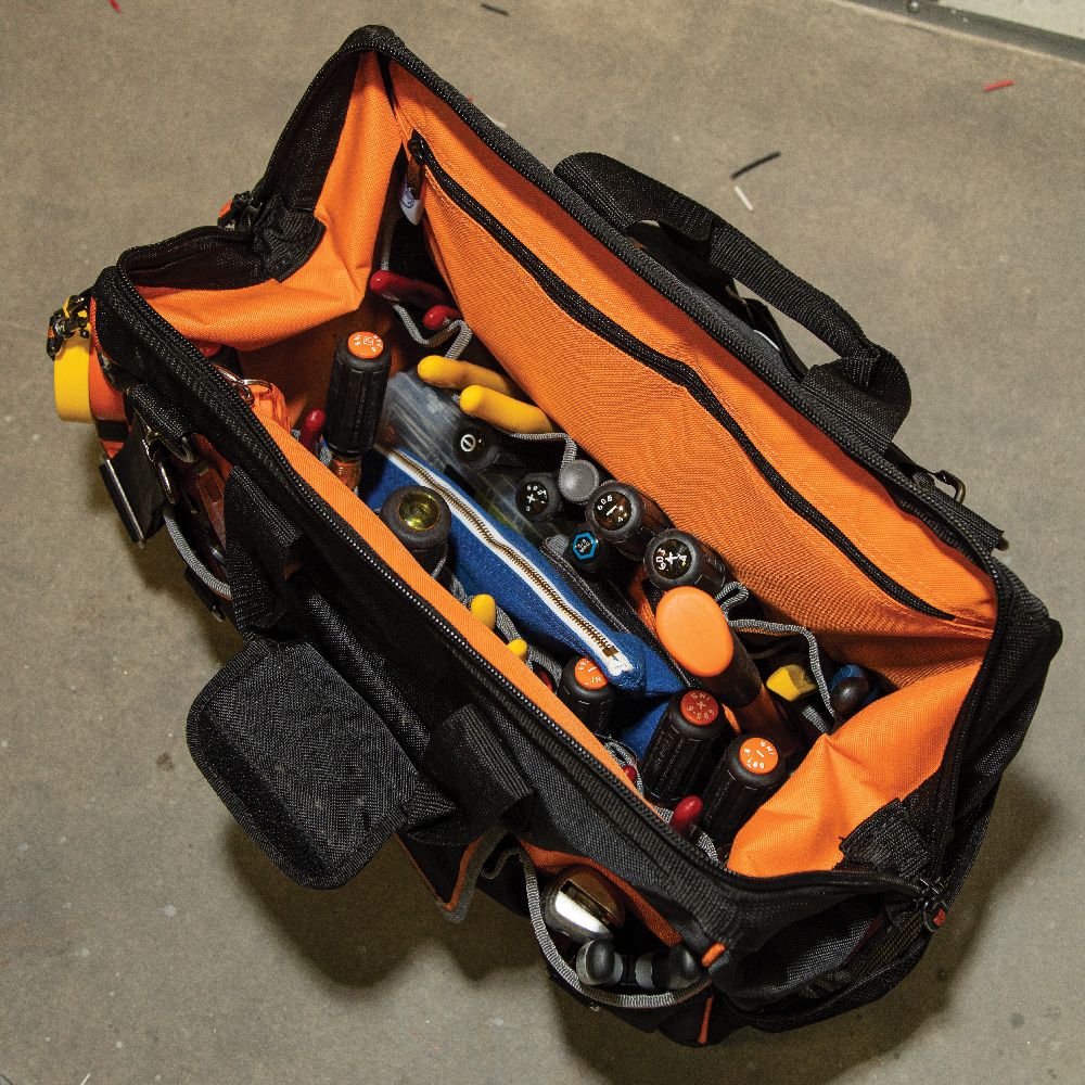 Klein Tools Tradesman Pro Wide-Open Tool Bag from Columbia Safety