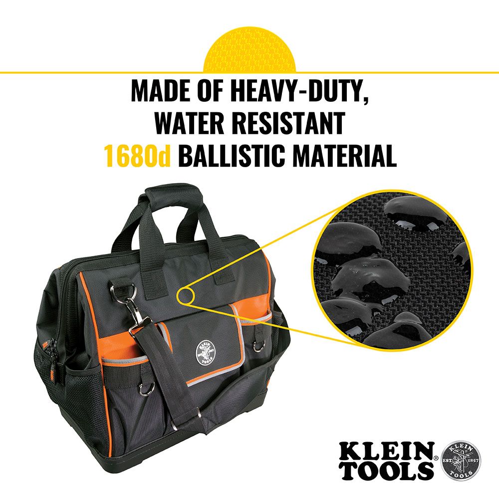 Klein Tools Tradesman Pro Wide-Open Tool Bag from Columbia Safety