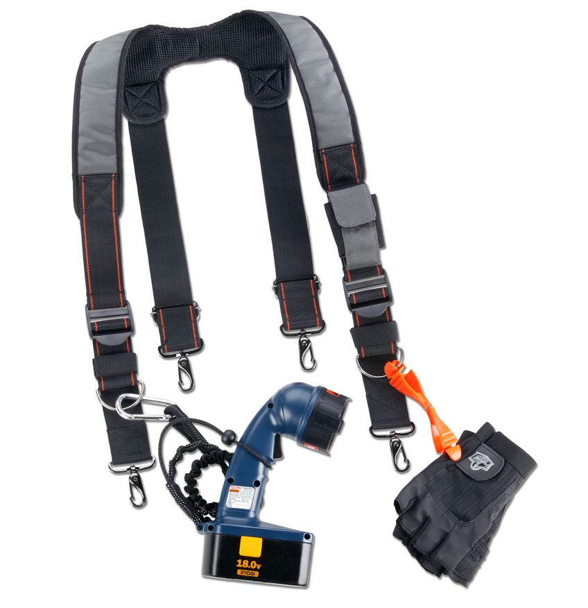 Ergodyne 5560 Arsenal Padded Tool Belt Suspenders from Columbia Safety