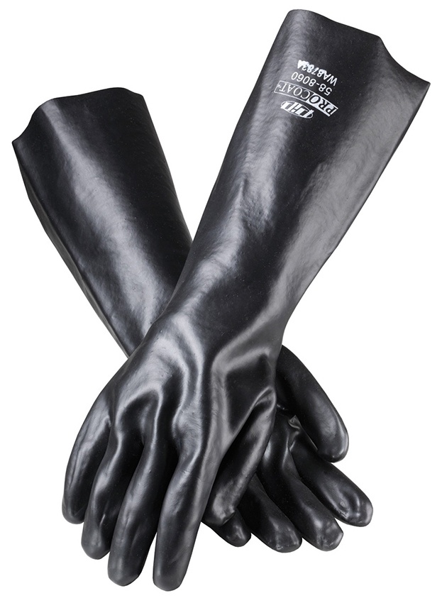 ProCoat 18 Inch PVC Dipped Glove with Interlock Liner and Smooth Finish from Columbia Safety