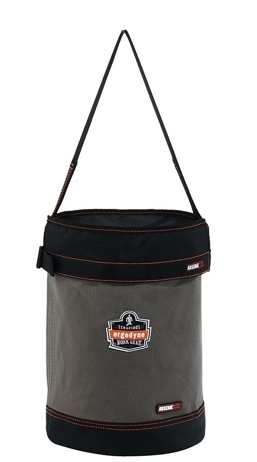 Ergodyne 5930 150 lb Arsenal Leather Bottom Canvas Bucket  from Columbia Safety