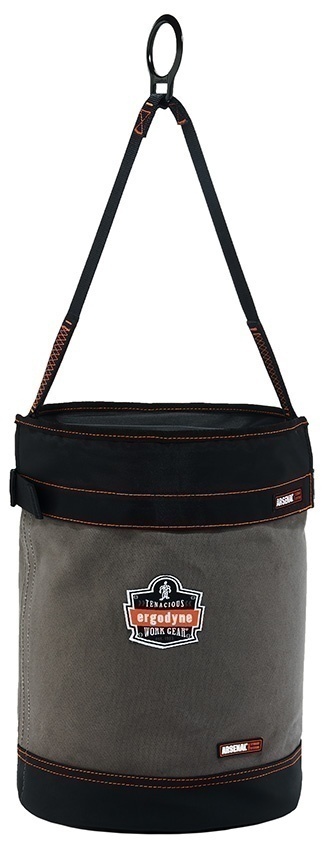 Ergodyne 5960 150lb Arsenal Leather Bottom Canvas Bucket with D-Rings from Columbia Safety