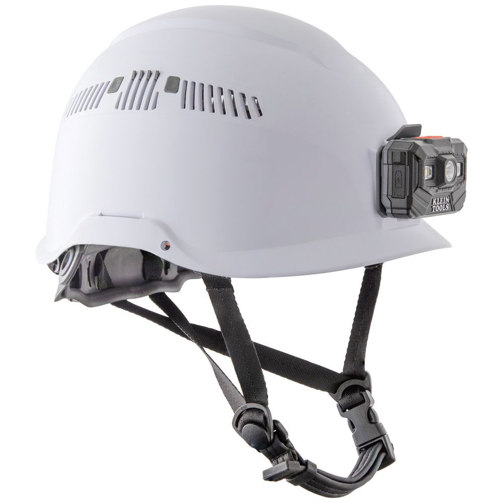 Klein Tools Safety Helmet with Headlamp from Columbia Safety