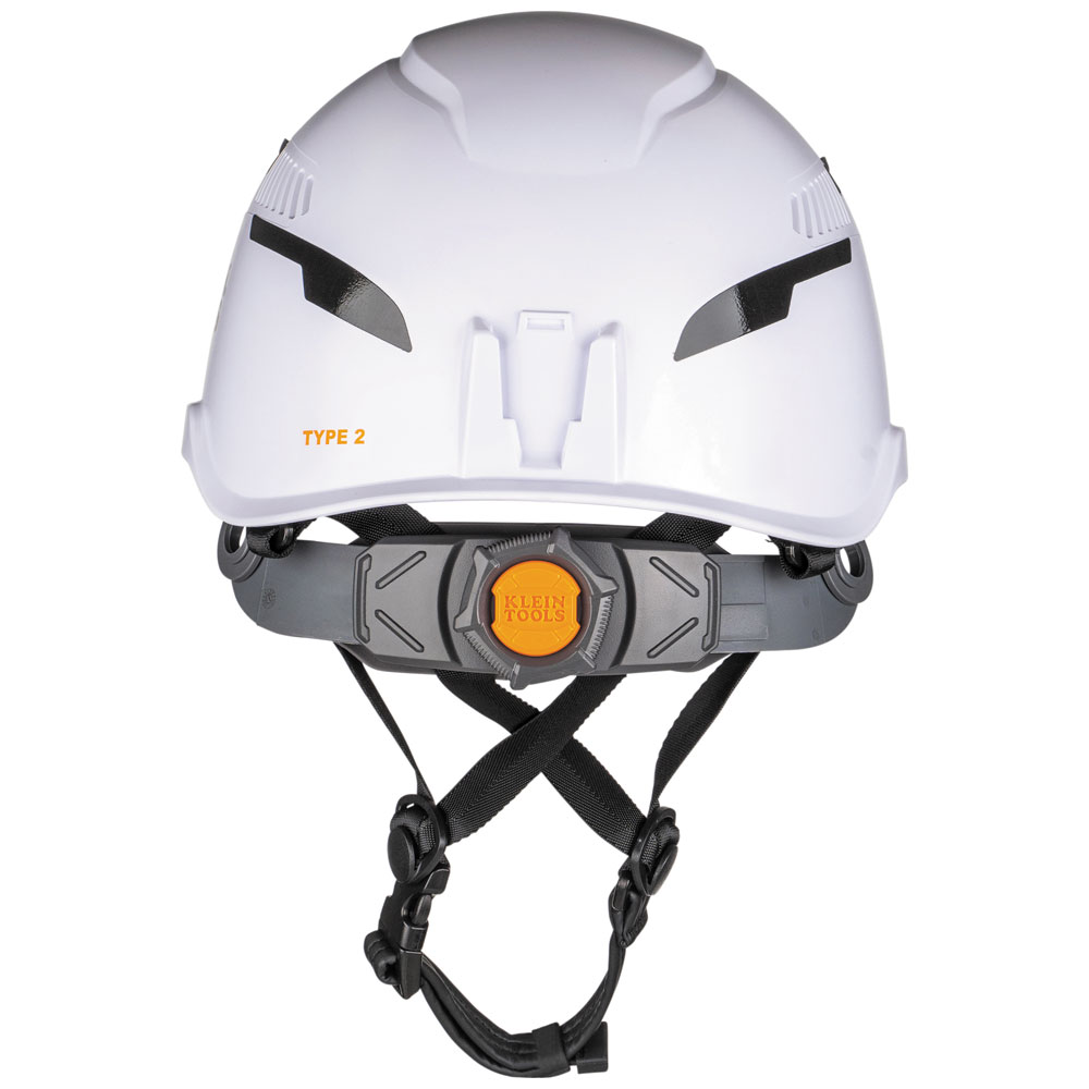 Klein Tools Type-2 Vented Class C Safety Helmet with Rechargeable Headlamp from Columbia Safety