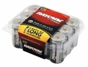 Rayovac Ultra Pro C Alkaline Batteries from Columbia Safety