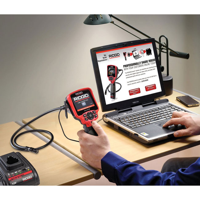 Ridgid micro CA-350 Handheld Inspection Camera from Columbia Safety