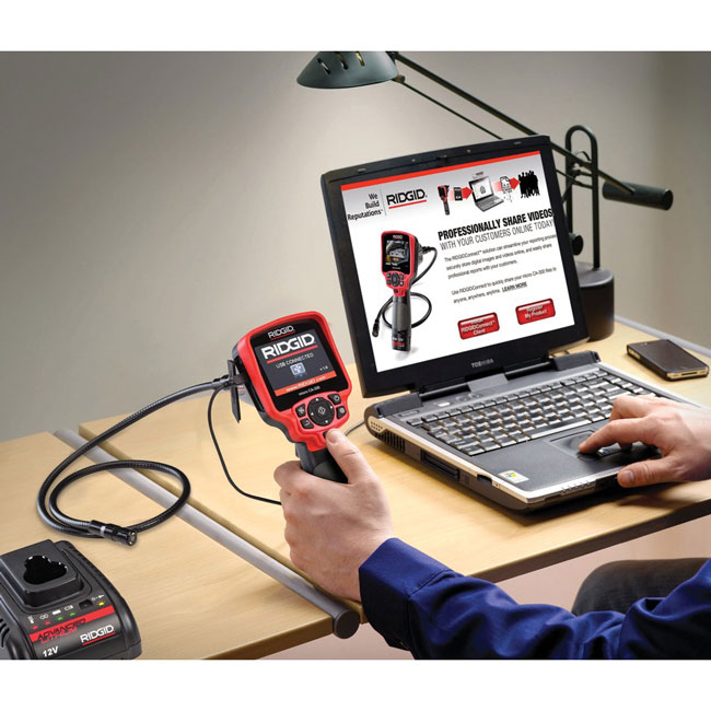 Ridgid Micro CA-350 Handheld Inspection Camera from Columbia Safety