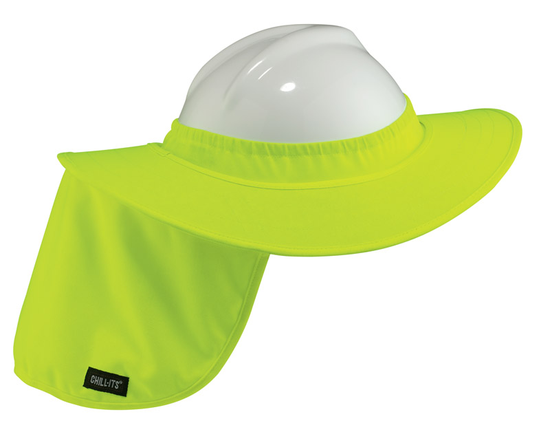 Ergodyne Chill-Its 6660 Hard Hat Brim with Neck Shade from Columbia Safety