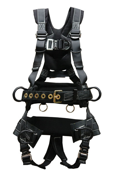 Elk River Peregrine Platinum Tower Harness with Aluminum and Steel D-Rings from Columbia Safety