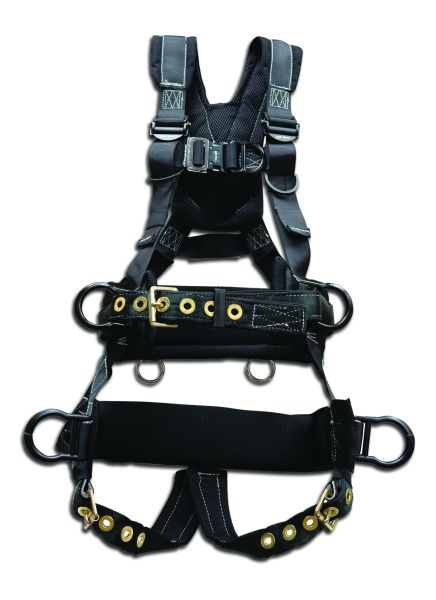 Elk River Peregrine Platinum Series Tower Harness with Aluminum and Steel D-Rings from Columbia Safety