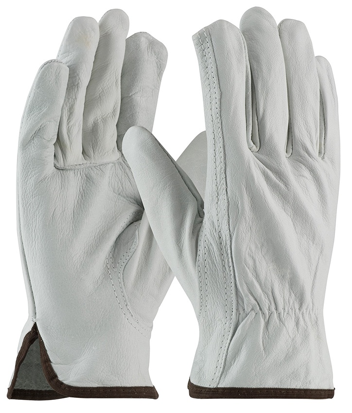 PIP Economy Grade Top Grain Cowhide Leather Drivers Glove with Keystone Thumb (Safety Wear) from Columbia Safety