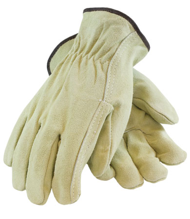 PIP 69-134 Tan Split Cowhide Driver's Glove, 12 Pairs from Columbia Safety