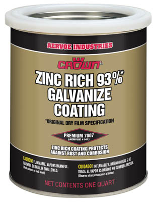 7007Q Crown Cold Galvanizing Compound - 1 Quart from Columbia Safety