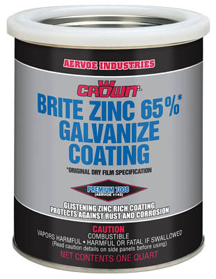 Crown Brite Galvanize Coating - 1 Quart from Columbia Safety