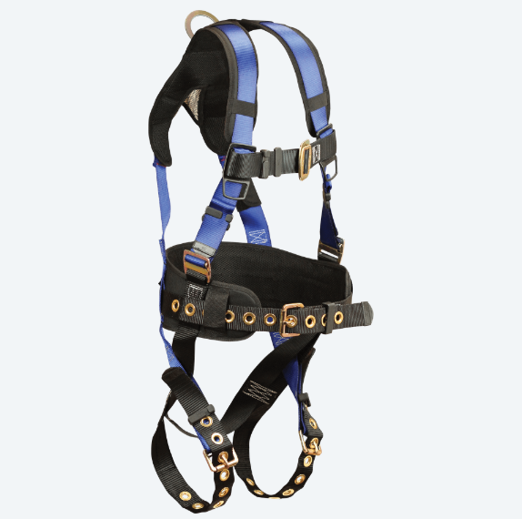 FallTech 7074B Contractor+ 1D Construction Belted Full Body Harness from Columbia Safety