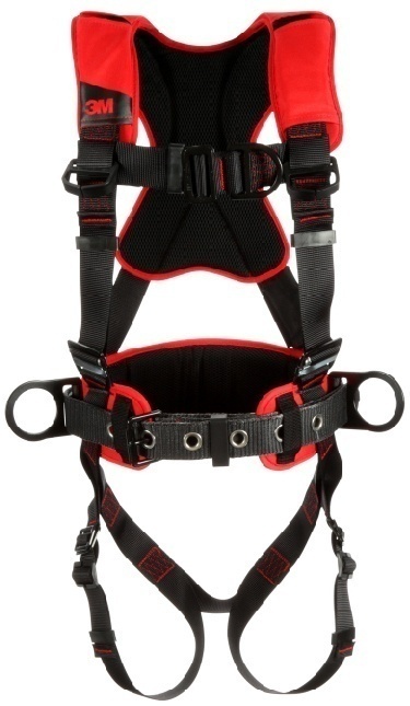 Protecta Comfort Construction Style Positioning/Climbing Harness with Pass-Thru Chest from Columbia Safety