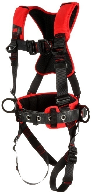 Protecta Comfort Construction Style Positioning/Climbing Harness with Pass-Thru Chest from Columbia Safety