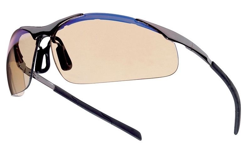 Bolle Contour Metal Safety Glasses with ESP Lens and Silver Metal Frame from Columbia Safety