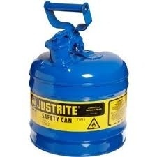 Justrite Type 1 Galvanized Steel Safety Can - 2 Gallon from Columbia Safety