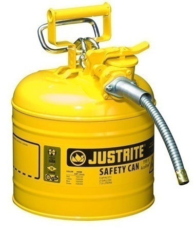 Justrite Type 2 AccuFlow Steel Safety Can - 2 Gallon from Columbia Safety