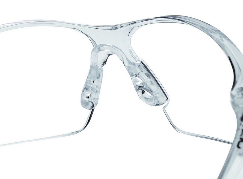 Bolle Rush Safety Glasses with Clear Lens and Clear Temple from Columbia Safety