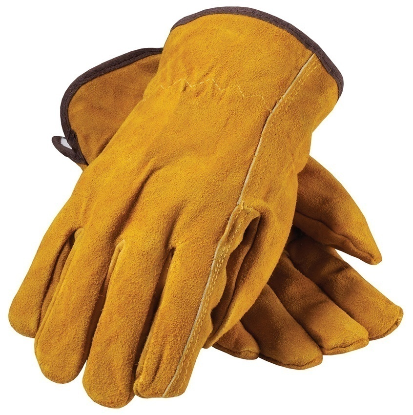 PIP Regular Grade Top Grain Cowhide Leather Glove with White Thermal Lining and Straight Thumb (Dozen) from Columbia Safety