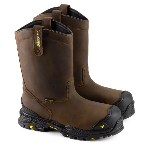 Thorogood Infinity FD Series 11 Inch Studhorse Waterproof Safety Toe Pull-On Wellington Boots from Columbia Safety