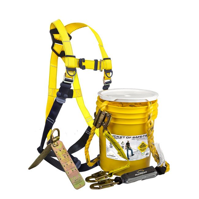 Guardian 00815 Bucket of Safe-Tie Roofing Kit from Columbia Safety