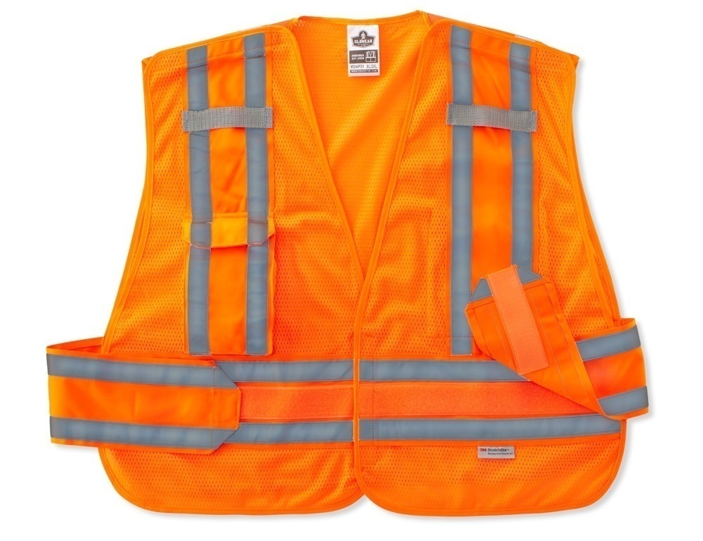 Ergodyne Orange 8244PSV Expandable Public Safety Vest from Columbia Safety