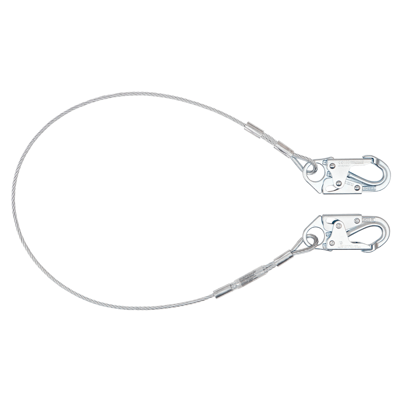 FallTech Fixed-Length Cable Restraint Lanyard with Steel Snap Hooks from Columbia Safety