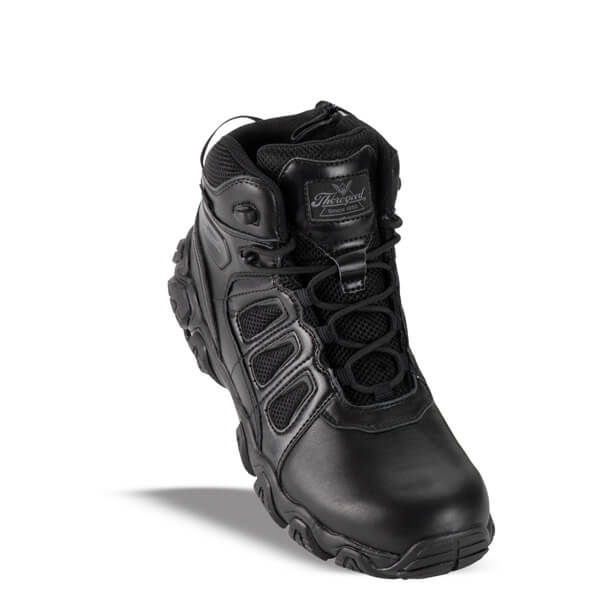 Thorogood Crosstrex Polishable Toe Side Zip BBP Waterproof Work Boots from Columbia Safety